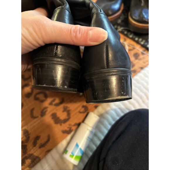 Ralph Lauren Black Leather Masika Tall Riding Boots Women’s size 6.5 Soft - Picture 6 of 9